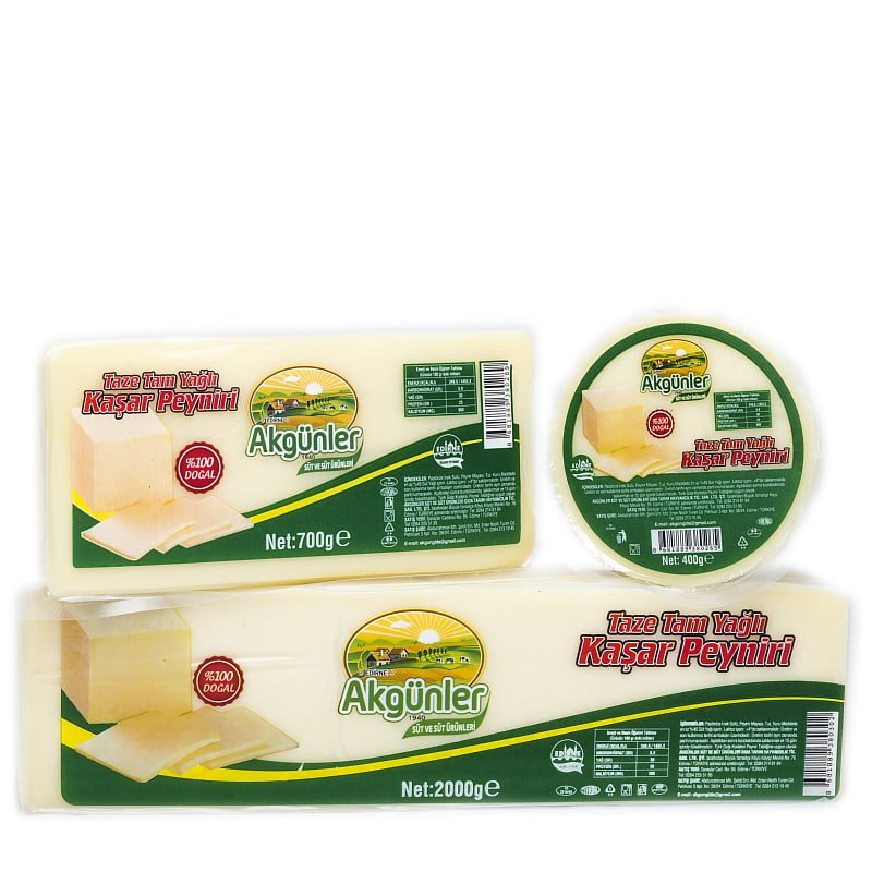 Akgünler Taze Kaşar 2 Kg Taze Kaşar Peyniri