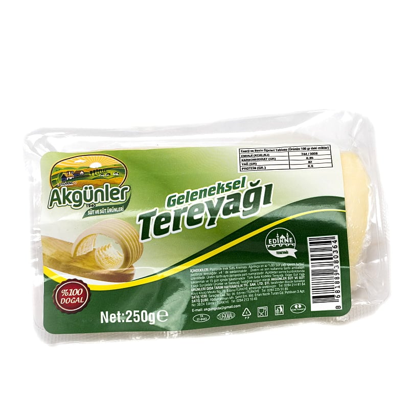 Akgünler Tereyağı 250 Gr